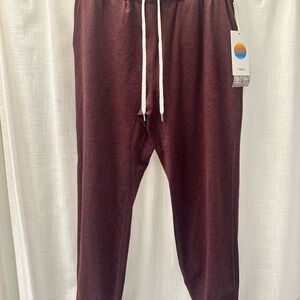 Vuori Maroon Dream Knit Jogger